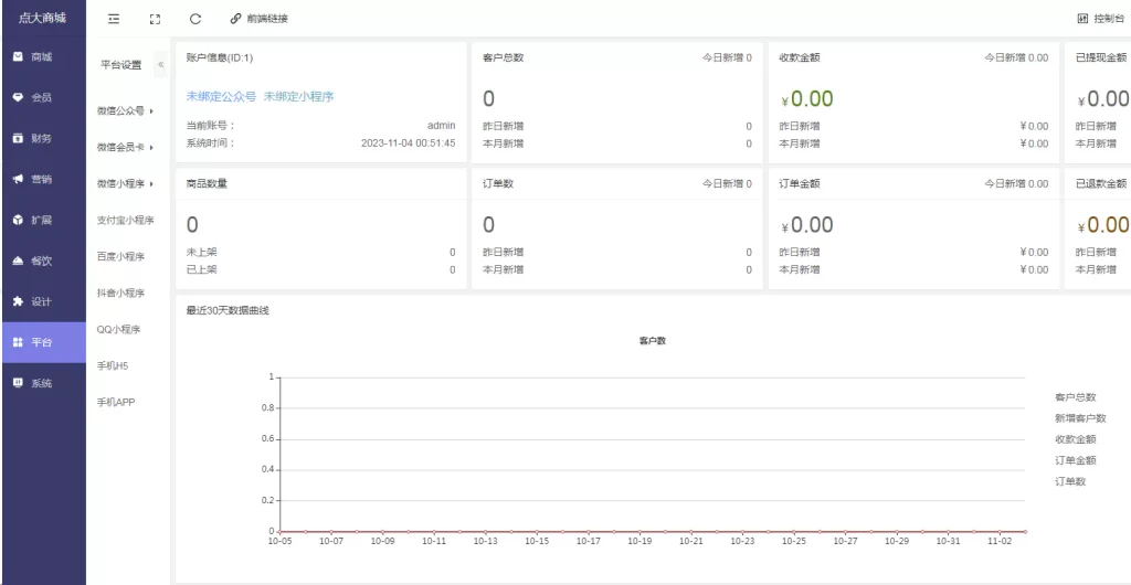 点大商城V2最新版 2.5.8全插件开源独立版 百度+支付宝+QQ+头条+小程序端+uniapp开源端+支持在线更新+扫码上传