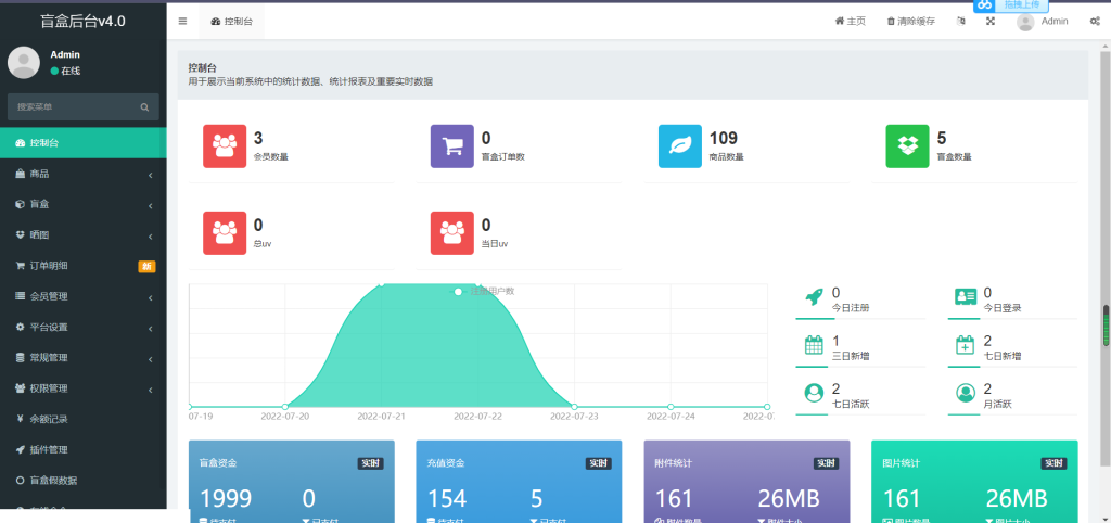 H5盲盒商城源码系统4.0全开源vue+安装教程